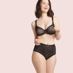 Culotte Noir Just Me 7 Culotte Noir Just Me -Lingerie Chic Soldes BL03492 030 WEB 3