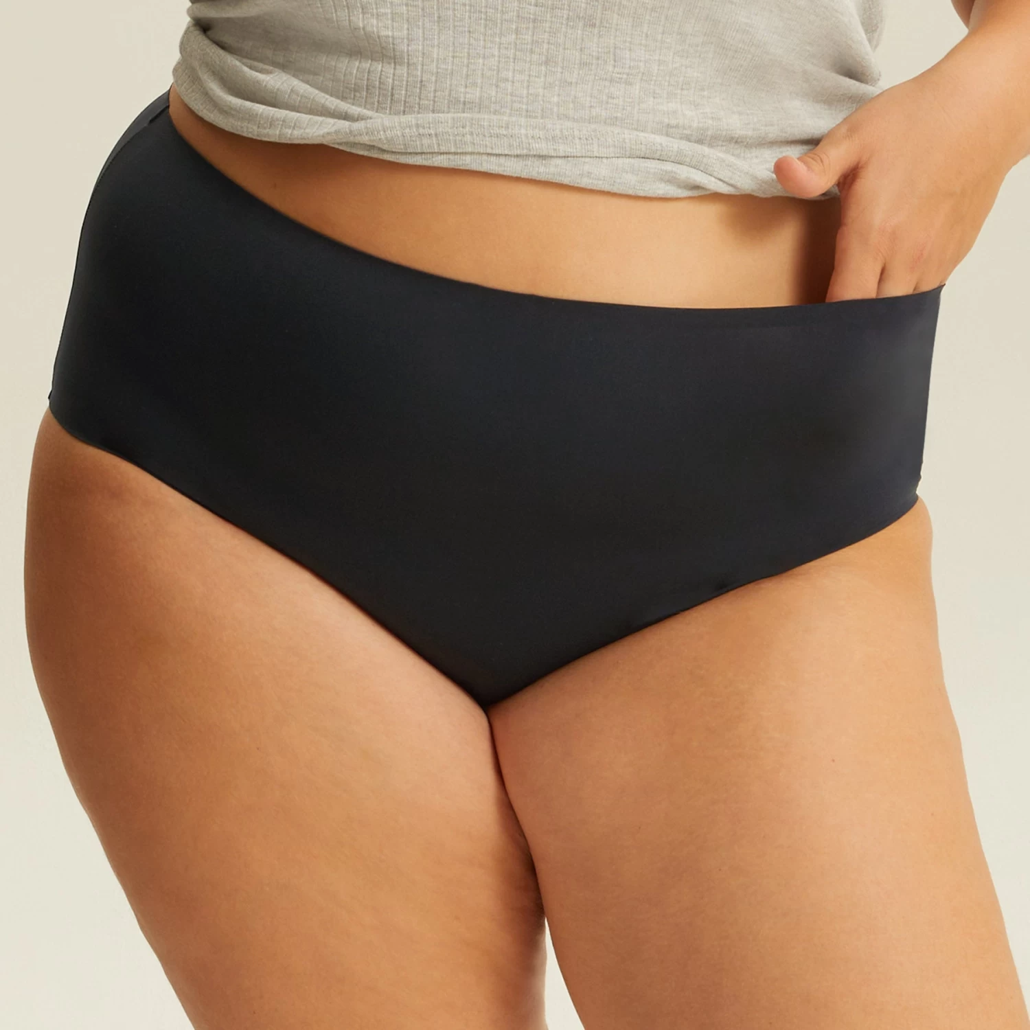 Culotte Très Haute One Size Noir JUST ONE MICRO 3 Culotte Très Haute One Size Noir JUST ONE MICRO – Image 3