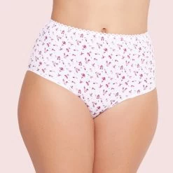 Panty Blanc Best Cotton Print 6 Panty Blanc Best Cotton Print -Lingerie Chic Soldes BL05221 9A0 WEB 1
