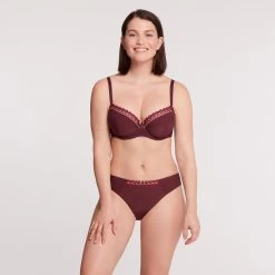 Soutien-gorge Emboîtant Avec Armatures Cassis Sydney Pure -Lingerie Chic Soldes BL14563 08B WEB 3