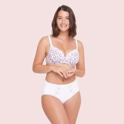 Soutien-gorge Emboîtant Avec Armatures Blanc Emily Coton -Lingerie Chic Soldes BL23330 9A2 WEB 3