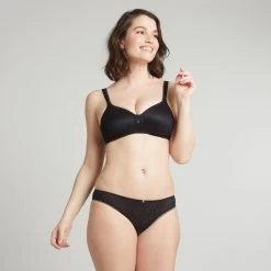 Soutien-gorge Foulard Coques Noir Mandalay -Lingerie Chic Soldes BL72477 030 WEB 3