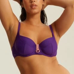 Haut De Maillot Avec Armatures Violet MADDELANA -Lingerie Chic Soldes BS34416 082 WEB 11