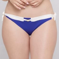 Culotte De Bain à Noeuds NAVY PANTELLERIA -Lingerie Chic Soldes CS2G110 A26 WEB 1